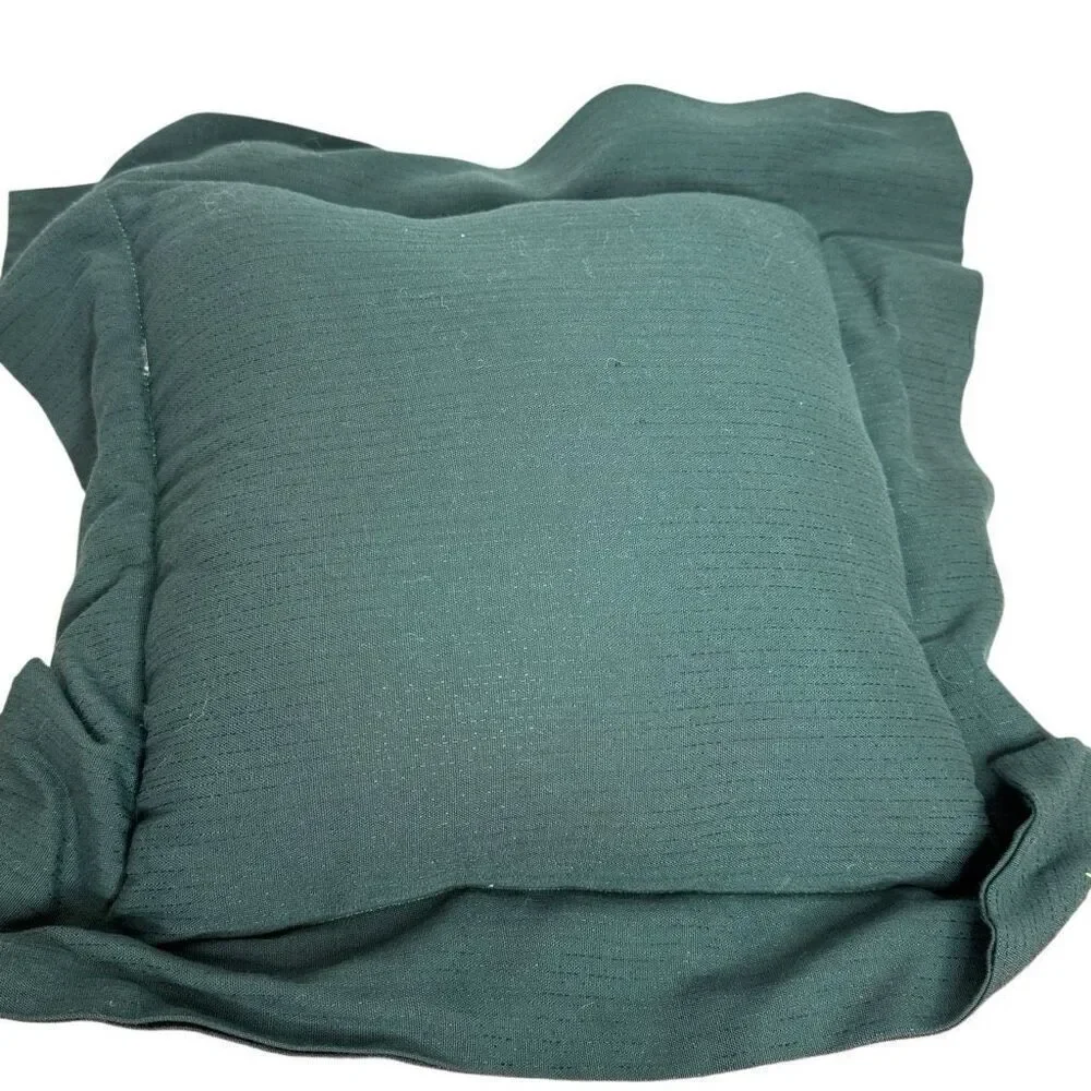 Vintage Christmas throw pillows with lace covered prints